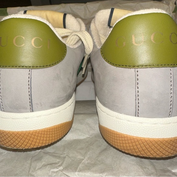 GUCCI MEN'S SCREENER SNEAKER WITH WEB 7.5 NIB - Picture 8 of 16